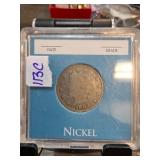 1902 Liberty Head Nickel in Protective Case
