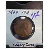 1909 VDB Lincoln Wheat Cent