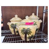 Tabletops Unlimited Bellagio 3-Pc Canister Set