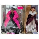 Two Holiday Barbie Dolls, Mixed Packaging