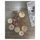 Vintage Coin Lot With Various Origins