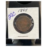 1895 Indian Head One Cent Coin