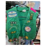 Girl Scouts Vest With Assorted Patches