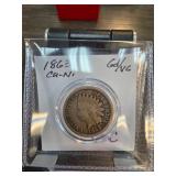 1863 Indian Head Cent in Cu-Ni Composition