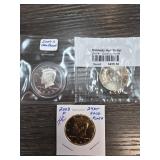 Kennedy Half Dollar Coin Trio