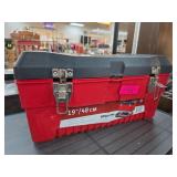 Red Stack-On Toolbox with Craft Supplies