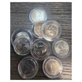 9 Uncirculated State Quarters