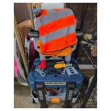 Childrens Plastic Workbench Playset