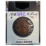 1918-S Lincoln Wheat Cent in High Grade