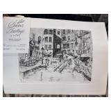 Dry Dock Etching by Lionel Barrymore