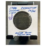 1788 Connecticut Colonial Copper Coin