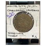 White City NM Good Luck Token