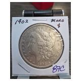 1902 Morgan Silver Dollar Coin