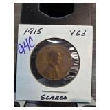 1915 Lincoln Wheat Cent Graded VG8