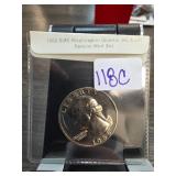 1956 SMS Washington Quarter BU Condition
