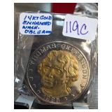 1985 Thomas Jefferson Commemorative Coin