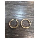 10k Gold Hoop Earrings