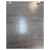 Gold-Fill Box Chain Necklace