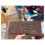 Wooden Carved Panel with Intricate Detailing