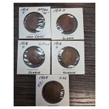 Early Lincoln Wheat Pennies