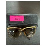 Laura Biagiotti Sunglasses with Leather Case