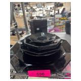 Arcopal Black Octagonal Dish Set
