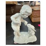 Hutschenreuther Porcelain Figure of Child and Rabb