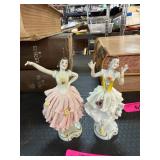 German Porcelain Lace Figurines