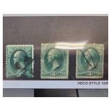 1881 US #207 Washington 3-Cent Stamps