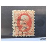 1875 US Postage Stamp #178 on Hard Wove Paper