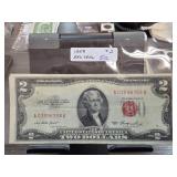 1953 U.S. $2 Red Seal Note