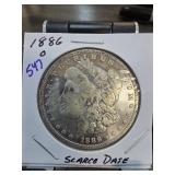 1886-O Morgan Silver Dollar Coin