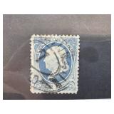 1881 US #206 Franklin Blue Stamp