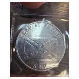 Sons of Confederate Veterans Metal Token