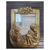 24K Gold-Plated Pewter Winnie the Pooh Frame