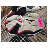 Nike Basketball Shoes with Red and Black Accents