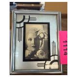 Framed Portrait Ann Harding Black Art Deco Design
