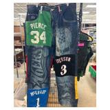 UNK Denim NBA Patchwork Jeans With Player Logos
