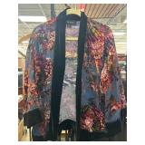 Colleen Lopez Womenï¿½s Floral Velvet Jacket
