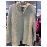 Denim & Co. Green Polyester Sweater