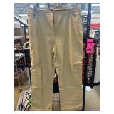 Denim & Co. Beige Cotton-Blend Pants