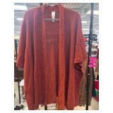WynneLayers Womenï¿½s Rust-Colored Cardigan
