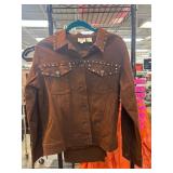 DG2 by Diane Gilman Brown Jacket with Studs