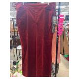 Red Corduroy Pants by Dana Buchman