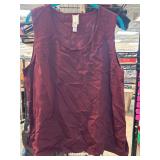 WynneLayers Burgundy Sleeveless Tank Top
