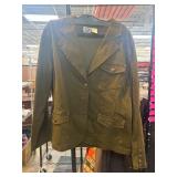 DG2 by Diane Gilman Olive Green Blazer