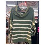 TWRHLL by Christie Brinkley Green Striped Sweater