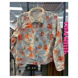 Colleen Lopez Floral-Print Denim Jacket