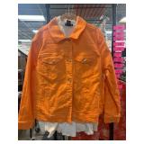 NY & Co Orange Cotton Jacket, XL