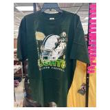 Green Football Graphic T-Shirt by Fruit of the Loo